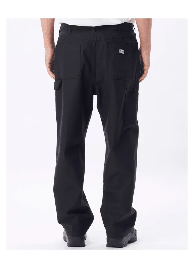 Pants Obey Big timer double knee carpenter - Black