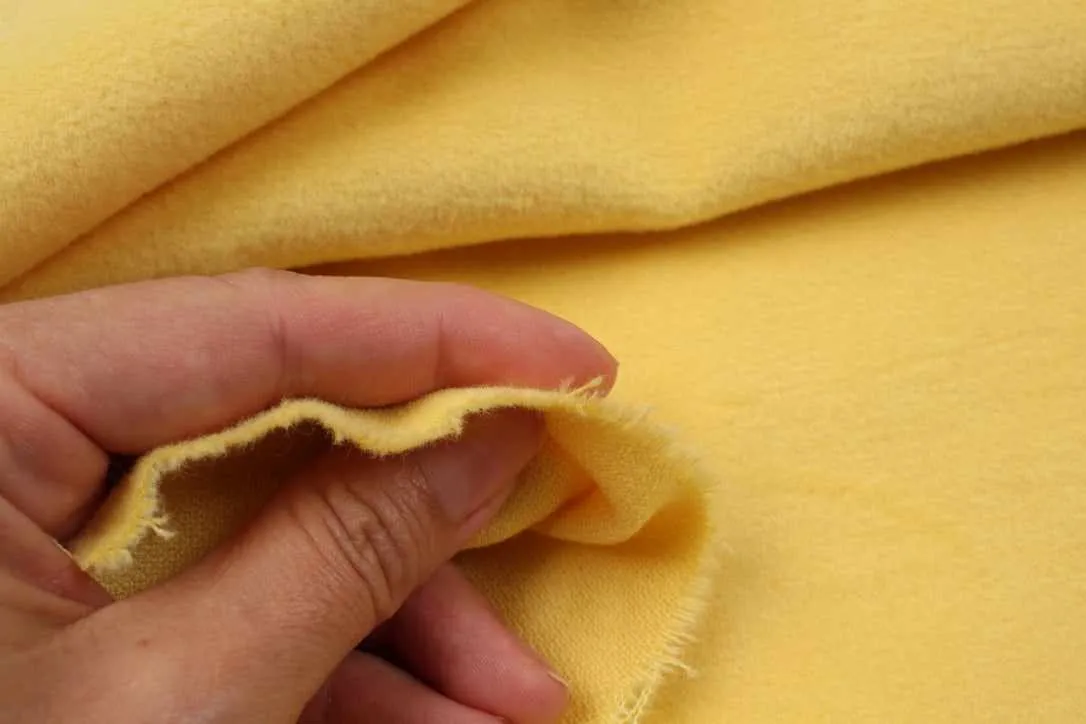 Premium Cotton Felt for Outwear - Yellow