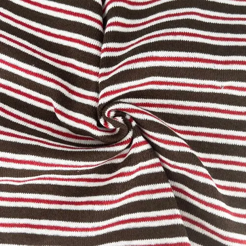 Red/Brown | Rib Stripe By Leslie - SKU 6973A #S102