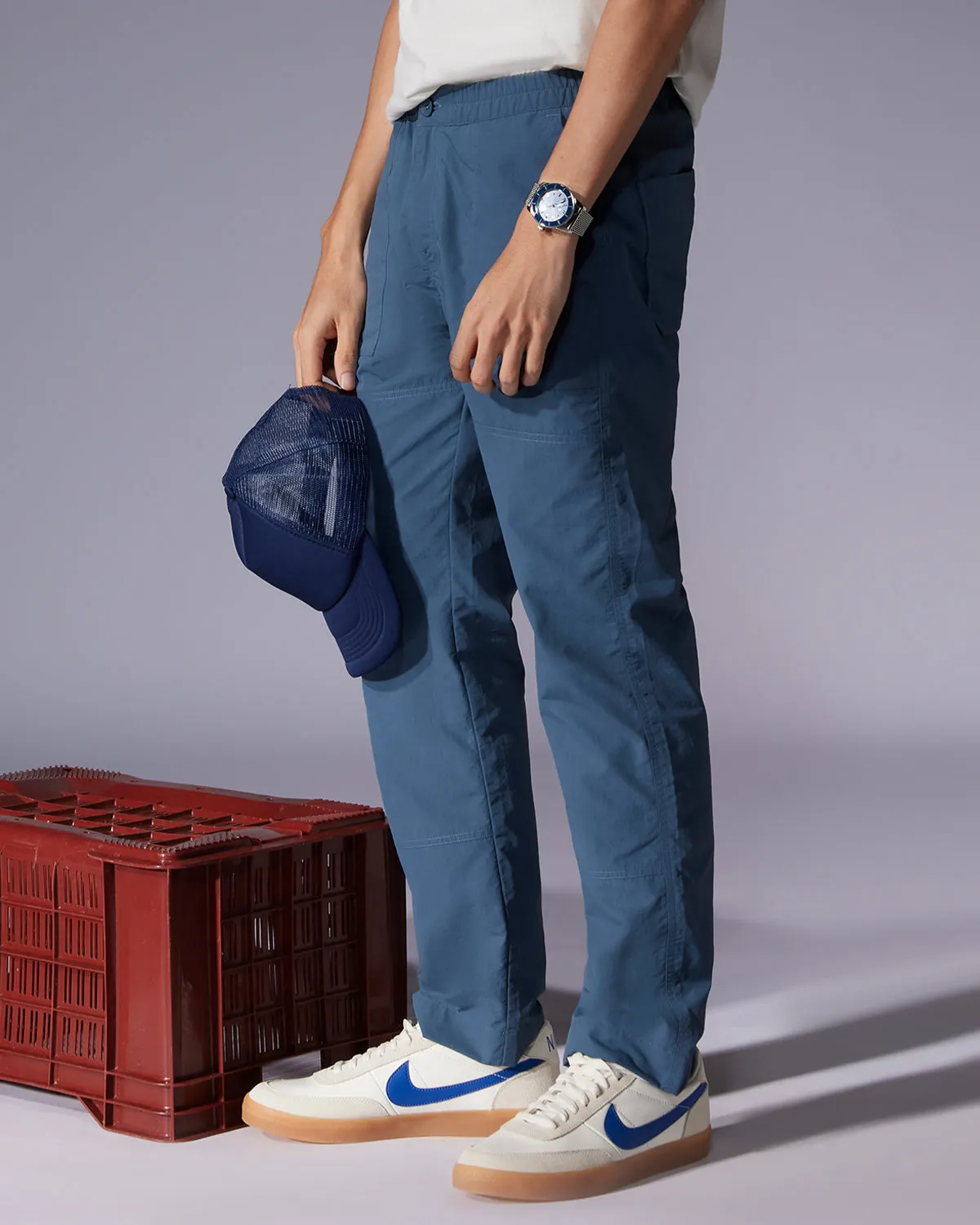 Relaxed Wander Ripstop Pants - Blue