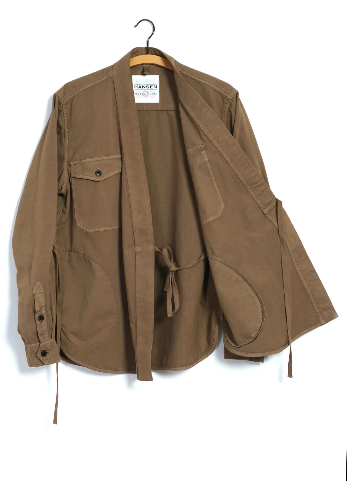 REMY | East & West Shirt Jacket | Camel