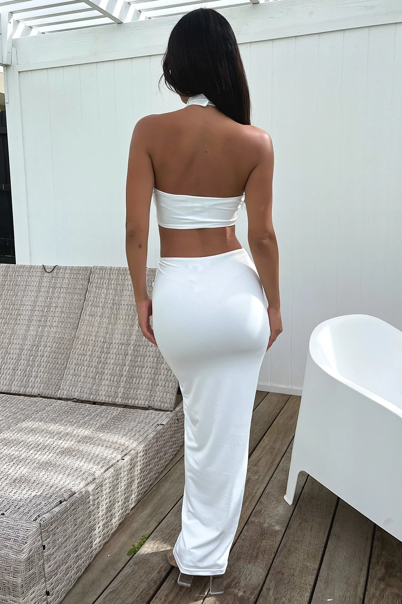 Seda Maxi Skirt - White