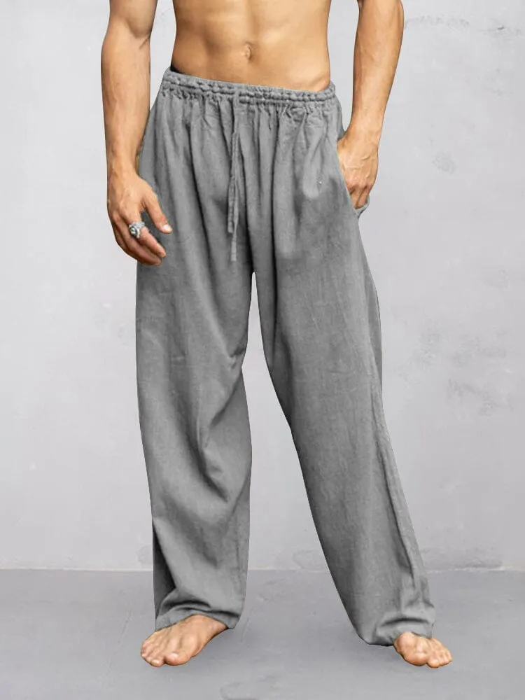 Soft Cotton Linen Relaxed Pants