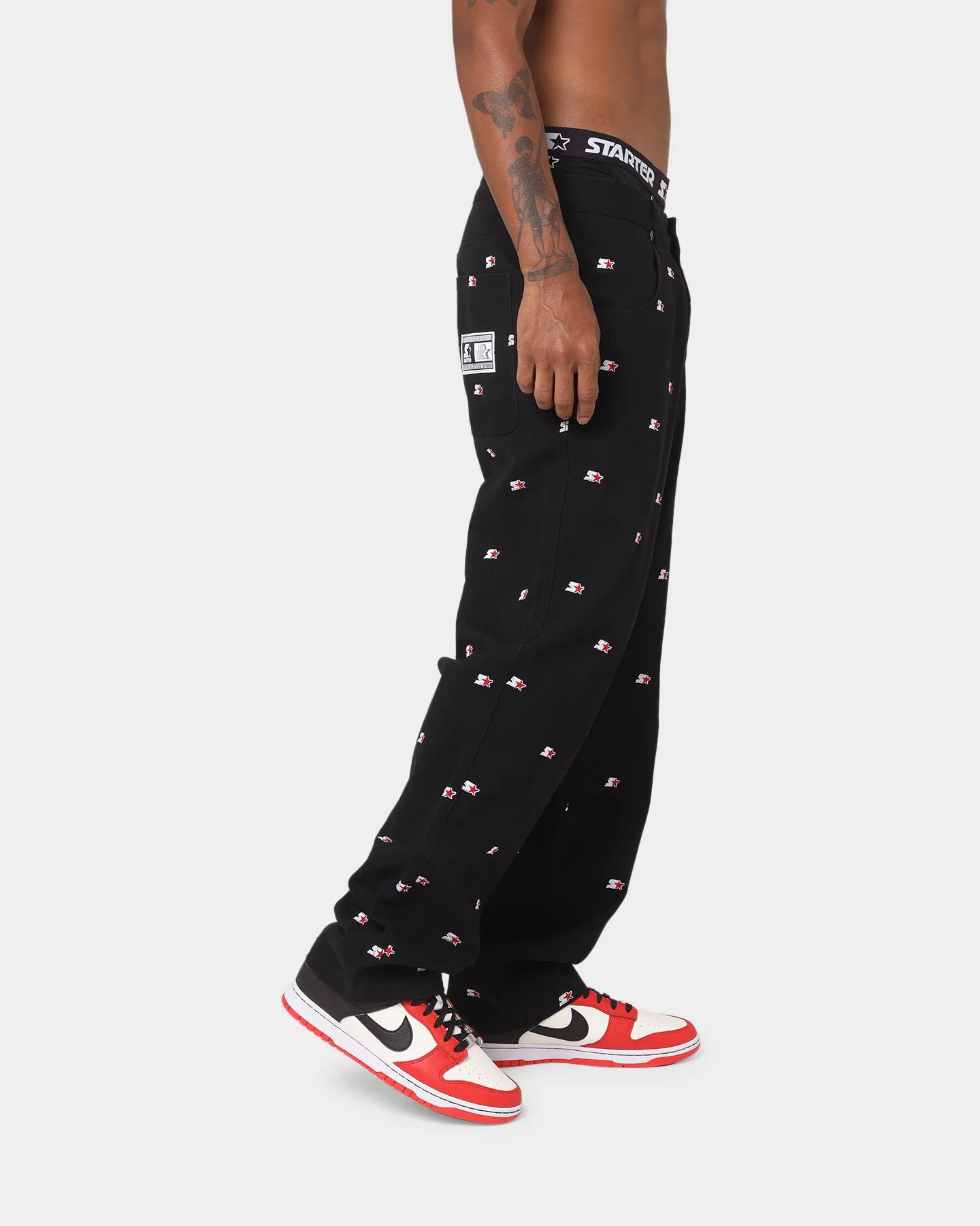 Starter Star Gazer Relaxed Chino Pants Black