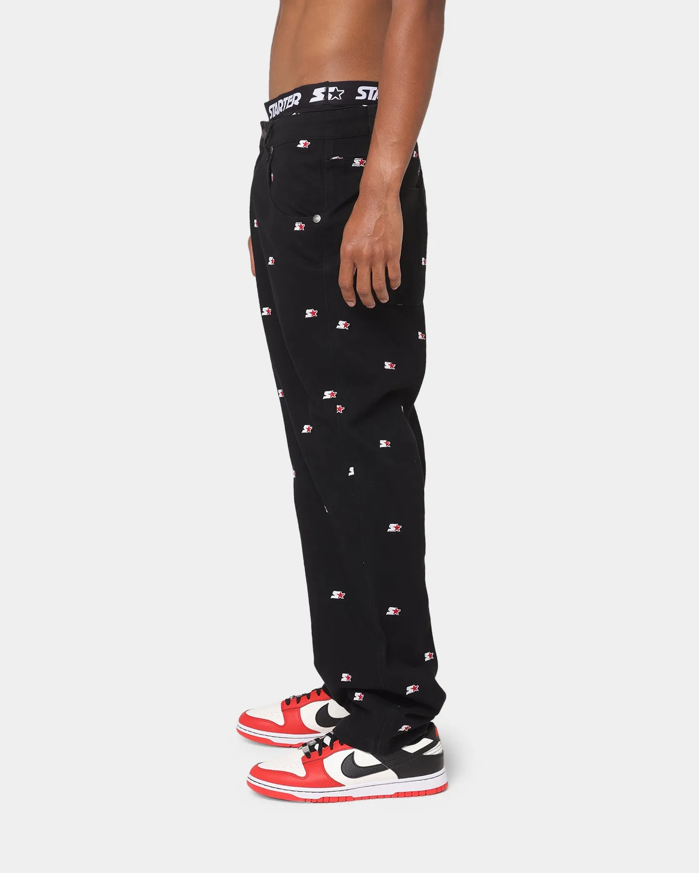 Starter Star Gazer Relaxed Chino Pants Black