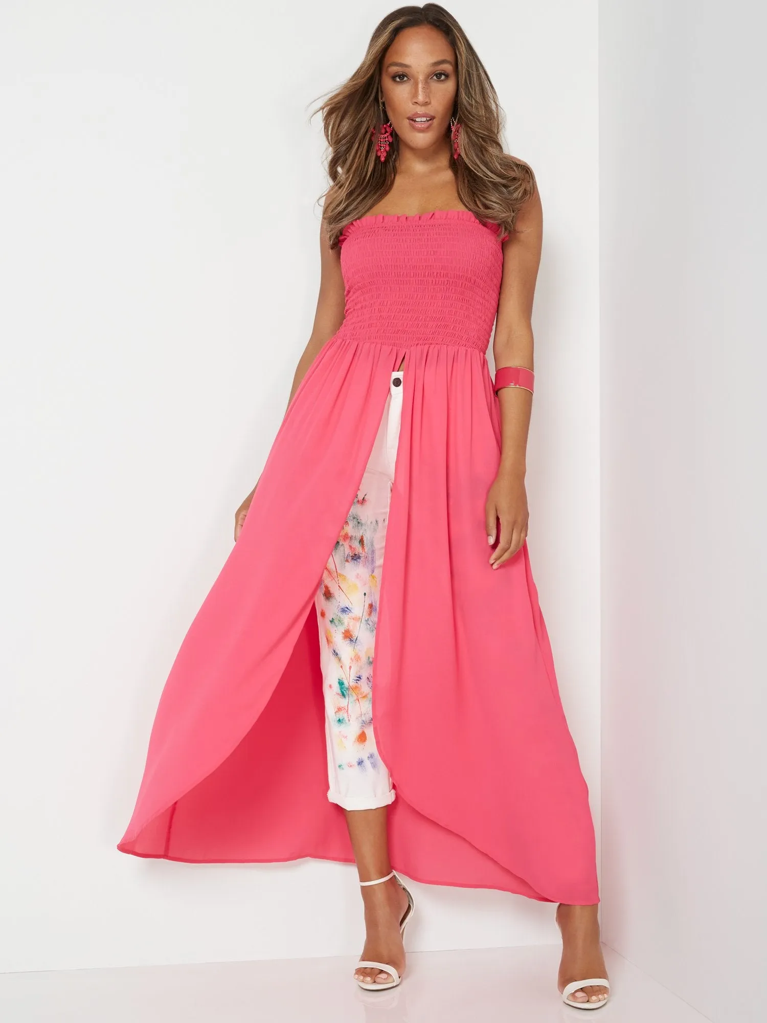 Strapless Maxi Top