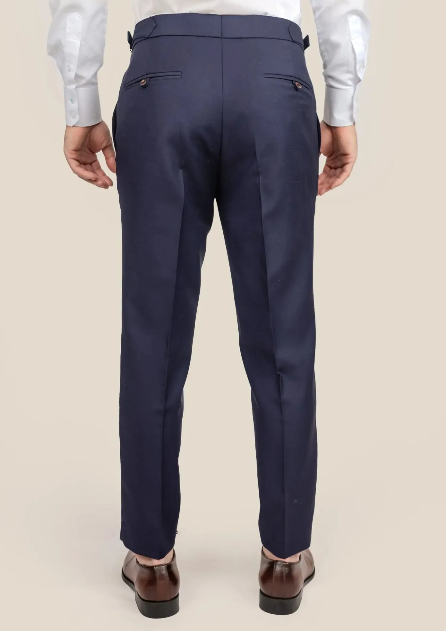 Stratos Blue Sharkskin Pants