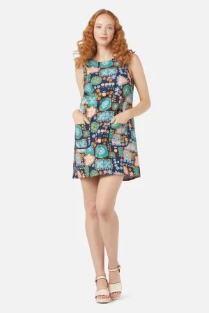 Sunny Retro Shift Dress