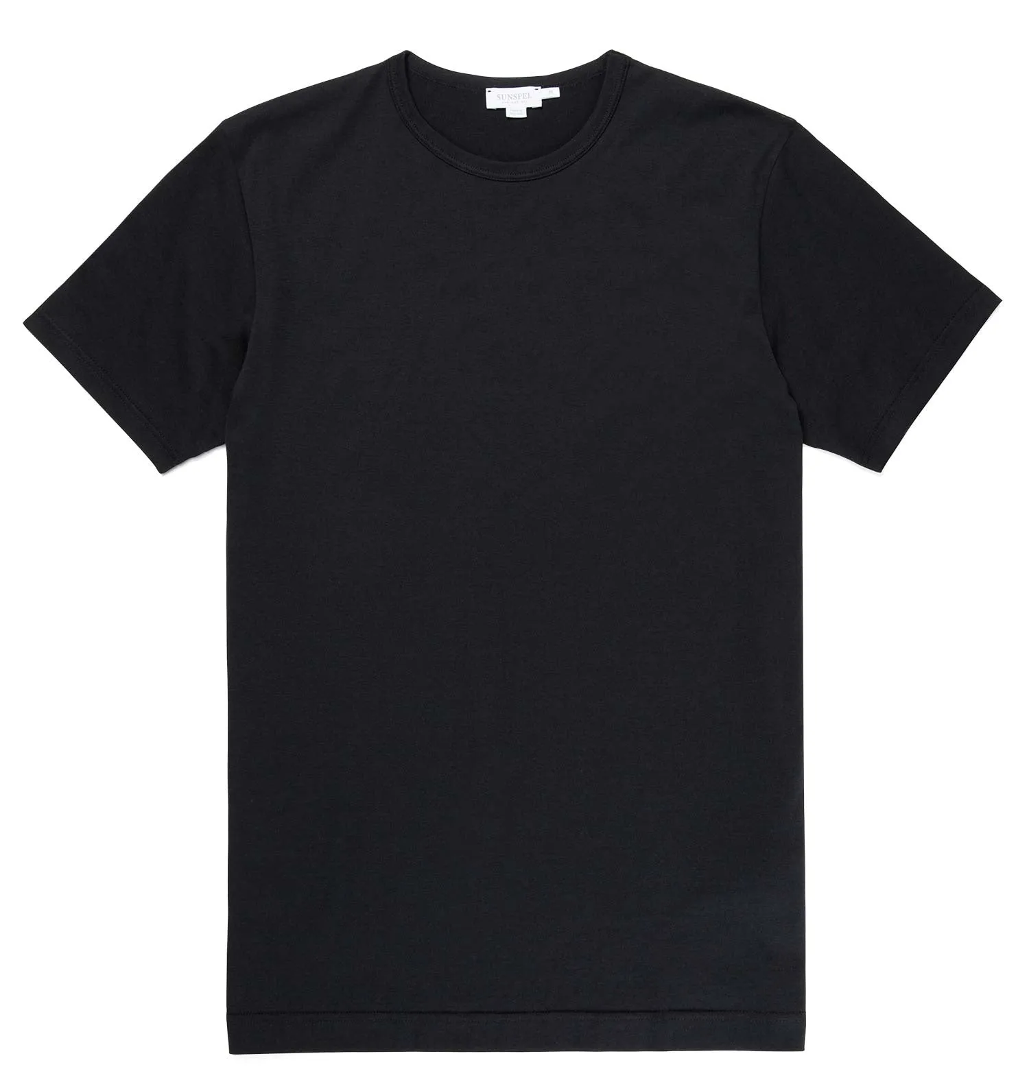 Sunspel Crew Neck T-Shirt / Black