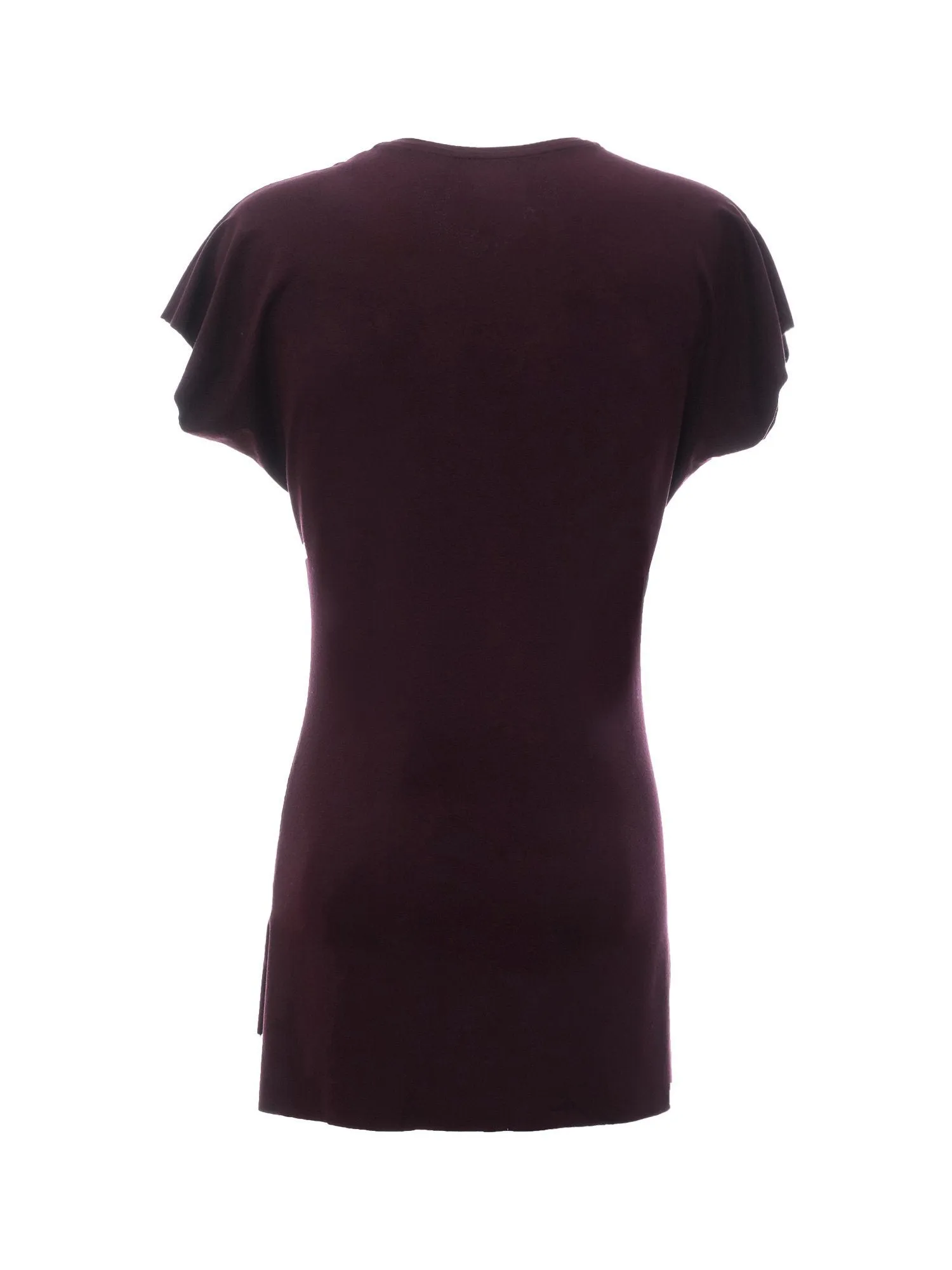 TheG Viscose Essential Short Sleeve Tee // merlot