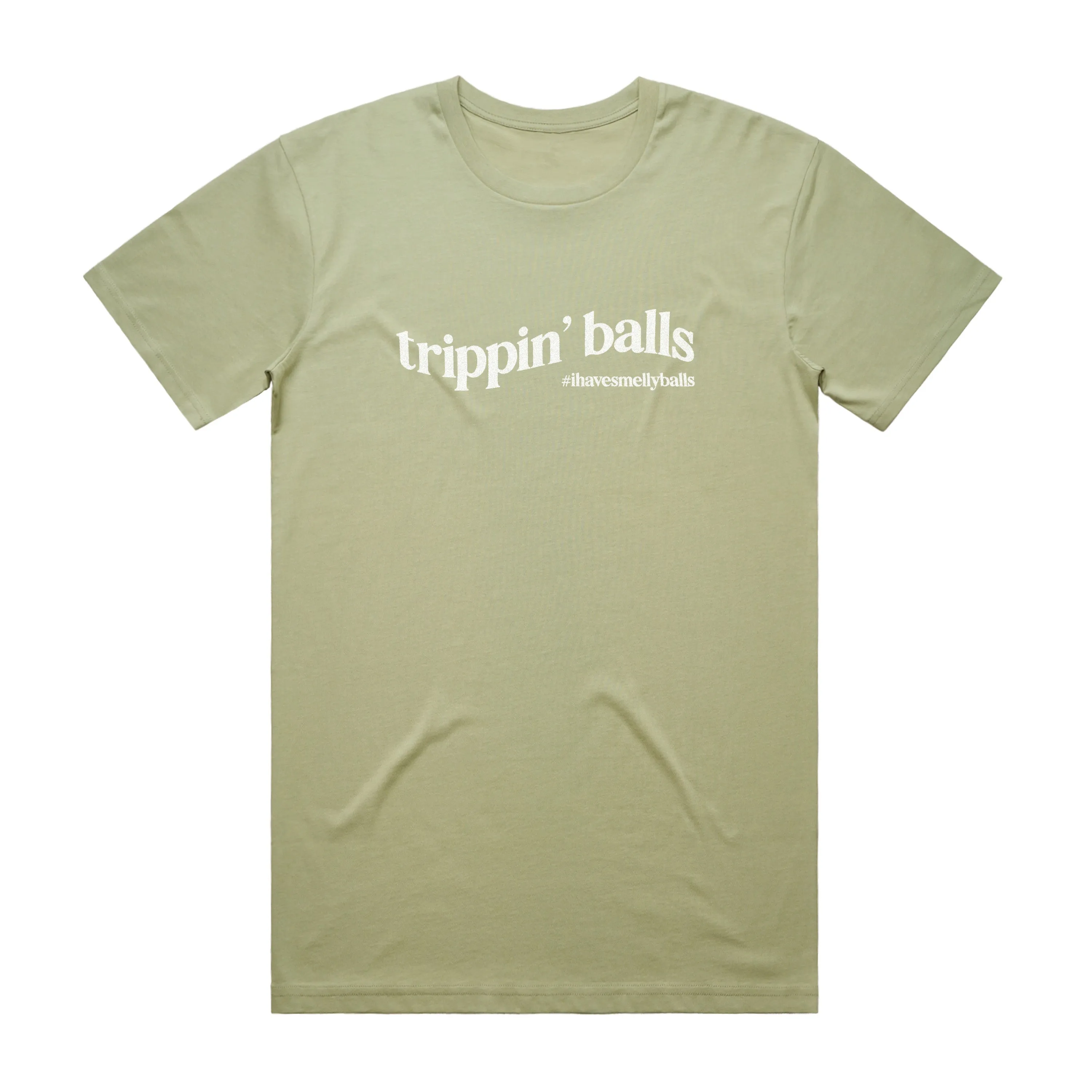 Unisex Trippin' Balls Tee - Eucalypt Green