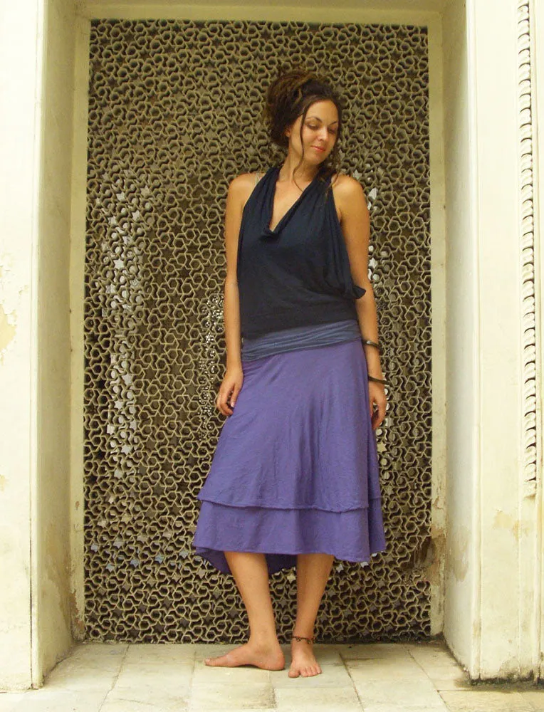 Vinyassa Below Knee Skirt