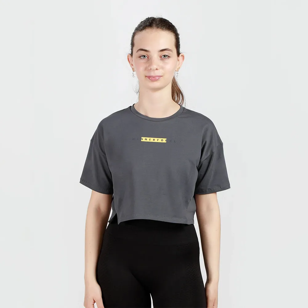 Winnerforce Women Essential Oversized Crop Top