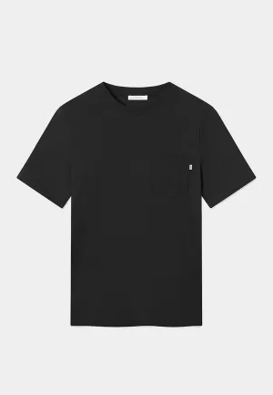 WOOD WOOD Essential Bobby solid T-shirt Black